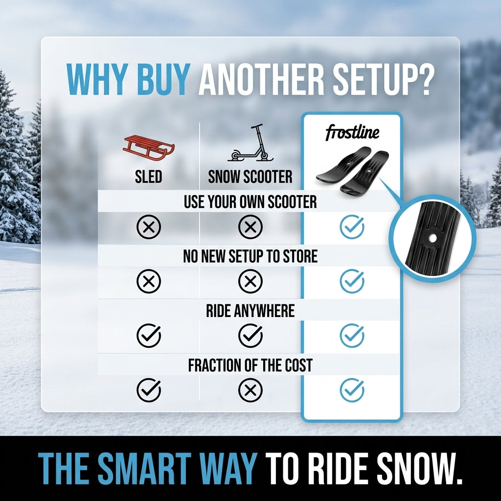 Snow Scooters Skis