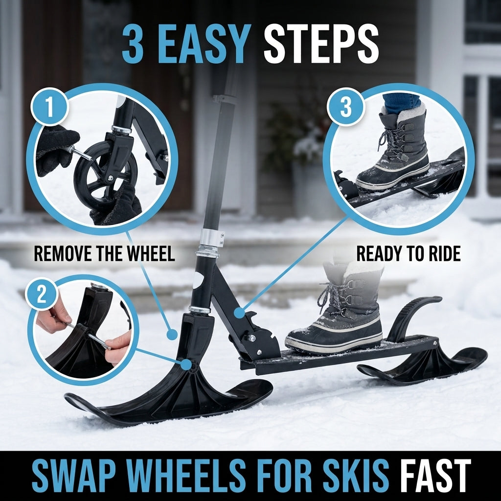 Snow Scooters Skis